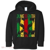 Juneteenth June 19th 1865 Juneteenth Freedom Day Toddler Hoodie thumb 0