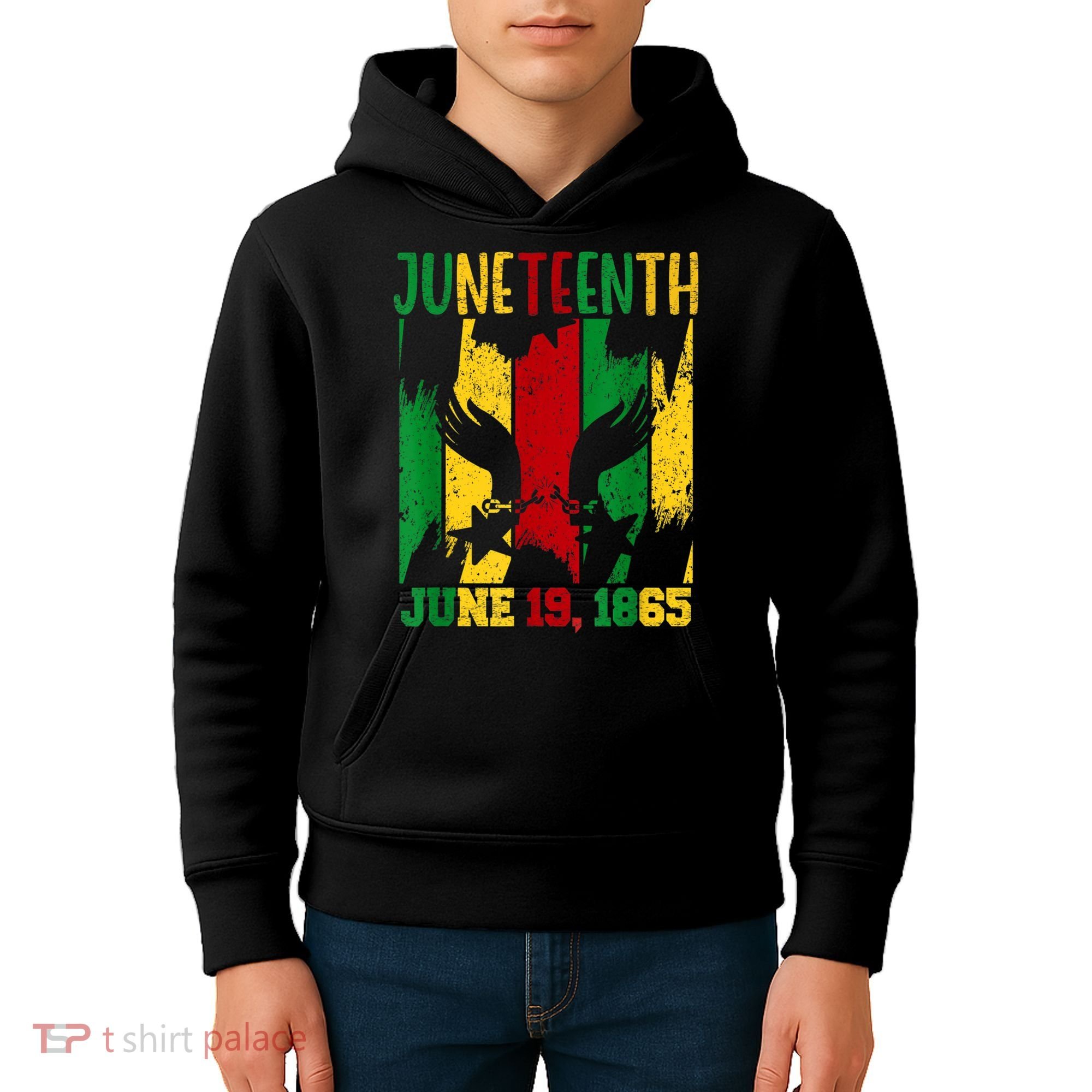 Juneteenth June 19th 1865 Juneteenth Freedom Day Kids Hoodie
