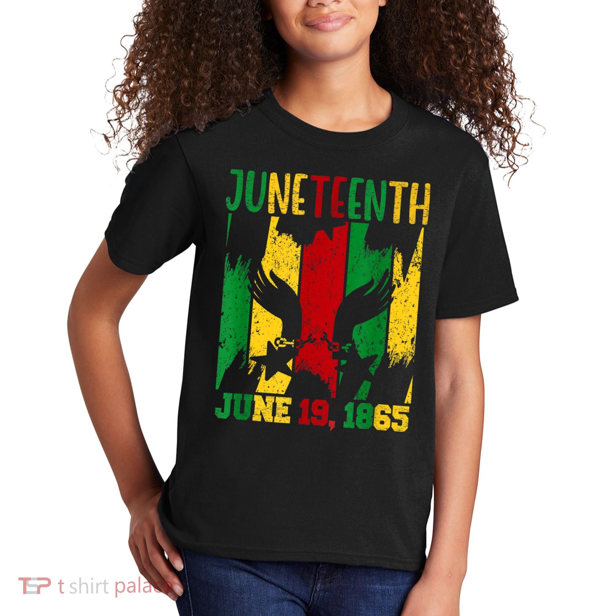 Juneteenth June 19th 1865 Juneteenth Freedom Day Kids T-Shirt