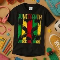 Juneteenth June 19th 1865 Juneteenth Freedom Day Kids T-Shirt thumb 3