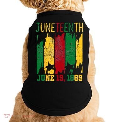 Juneteenth June 19th 1865 Juneteenth Freedom Day Doggie Tank