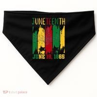 Juneteenth June 19th 1865 Juneteenth Freedom Day USA-Made Doggie Bandana thumb 0