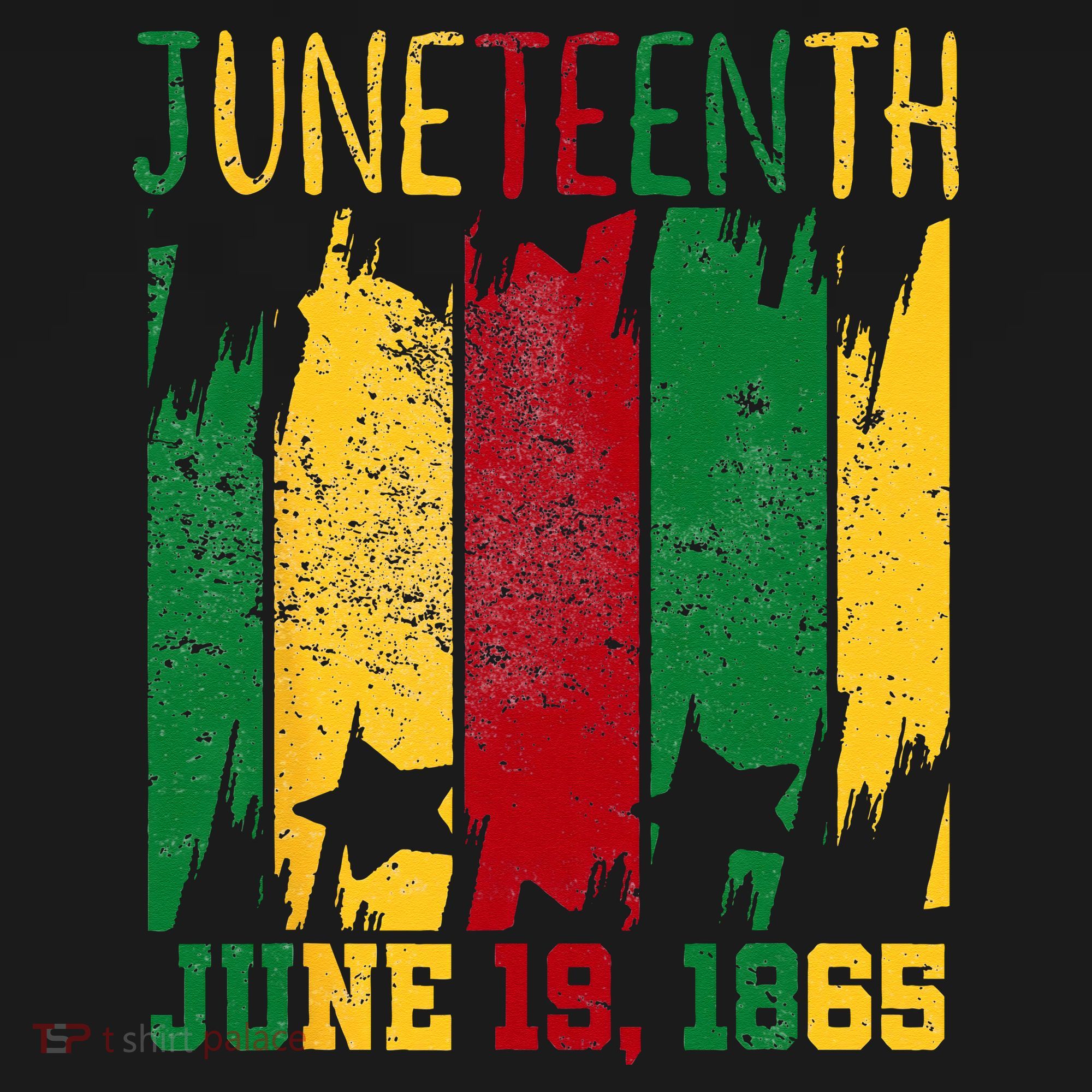 Juneteenth June 19th 1865 Juneteenth Freedom Day USA-Made Doggie Bandana