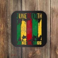 Juneteenth June 19th 1865 Juneteenth Freedom Day Coaster thumb 0