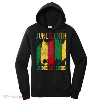Juneteenth June 19th 1865 Juneteenth Freedom Day Women's Hoodie