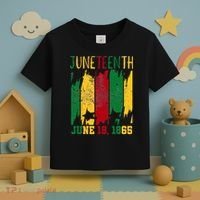 Juneteenth June 19th 1865 Juneteenth Freedom Day Toddler T-Shirt thumb 3