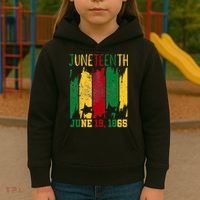 Juneteenth June 19th 1865 Juneteenth Freedom Day Kids Hoodie thumb 3