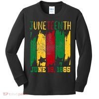 Juneteenth June 19th 1865 Juneteenth Freedom Day Kids Long Sleeve Shirt thumb 0