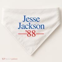 Jesse Jackson 88 Presidential Campaign USA-Made Doggie Bandana thumb 0