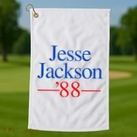 Jesse Jackson 88 Presidential Campaign Golf Towel thumb 1