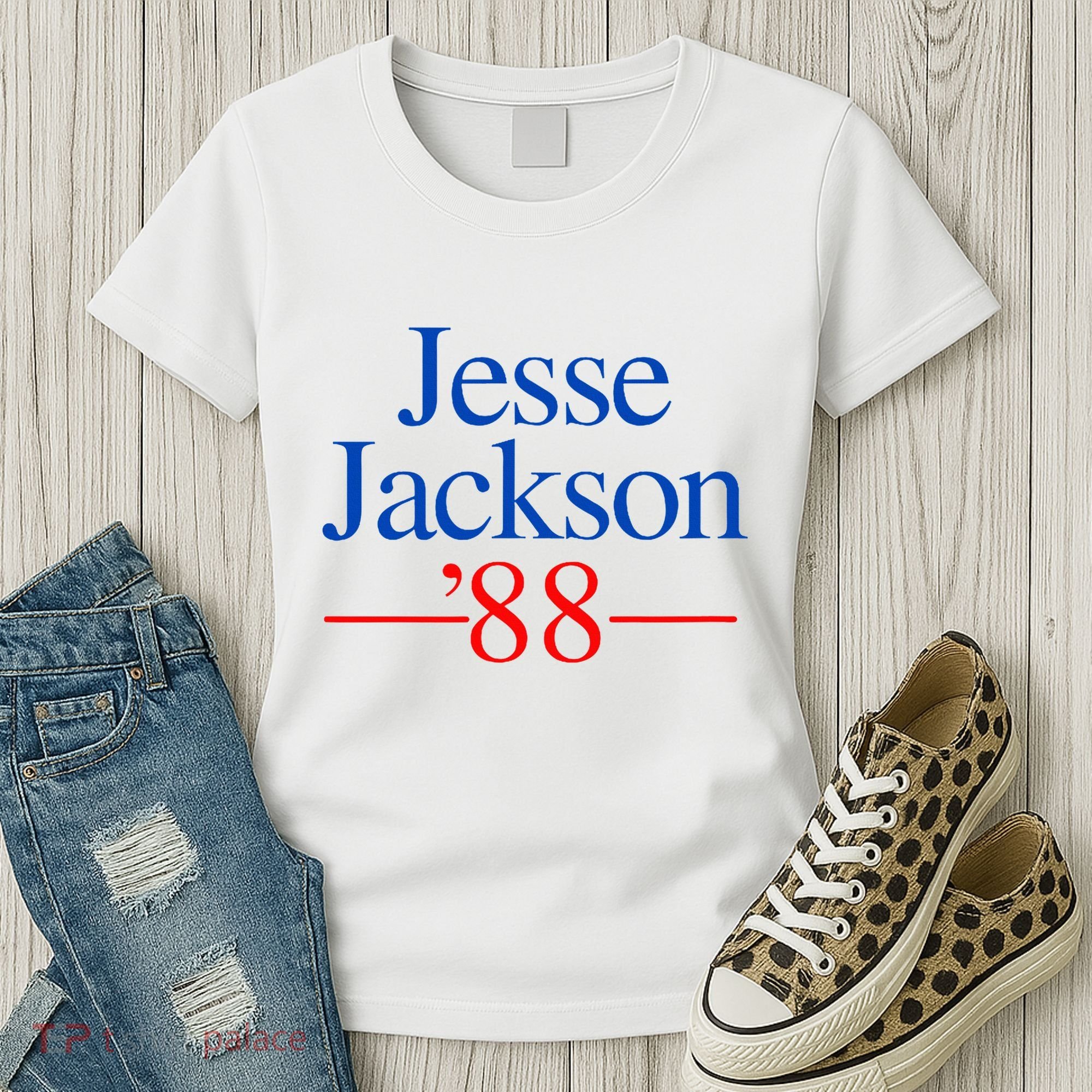 Jesse Jackson 88 Presidential Campaign Women's T-Shirt
