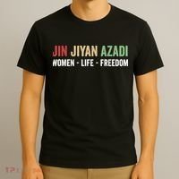 Jin Jiyan Azadi Women Life Freedom Kurdish Freedom T-Shirt thumb 3