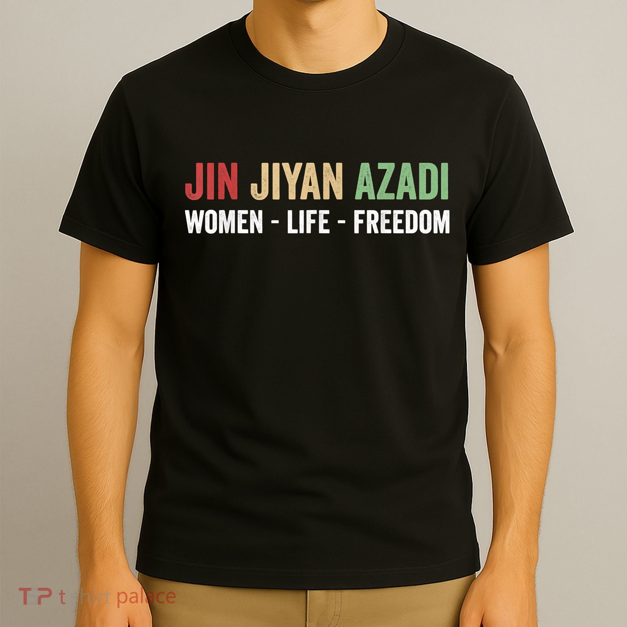 Jin Jiyan Azadi Women Life Freedom Kurdish Freedom T-Shirt