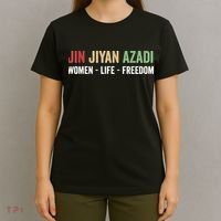 Jin Jiyan Azadi Women Life Freedom Kurdish Freedom T-Shirt thumb 4