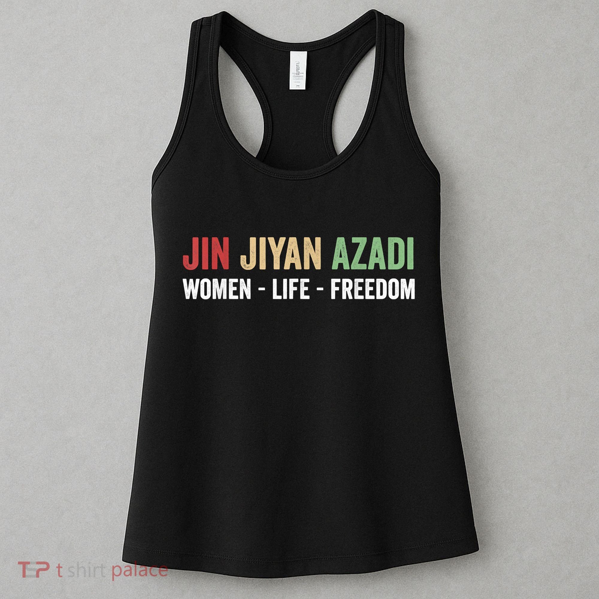 Jin Jiyan Azadi Women Life Freedom Kurdish Freedom Women's Tank Top