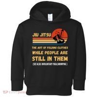 Jiu Jitsu Art Of Folding Clothes BJJ MMA Jujitsu Toddler Hoodie thumb 0