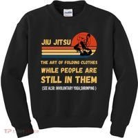 Jiu Jitsu Art Of Folding Clothes BJJ MMA Jujitsu Kids Sweatshirt thumb 0