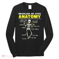 Jiu Jitsu Anatomy FunnyTraining Martial Arts Long Sleeve Shirt thumb 0