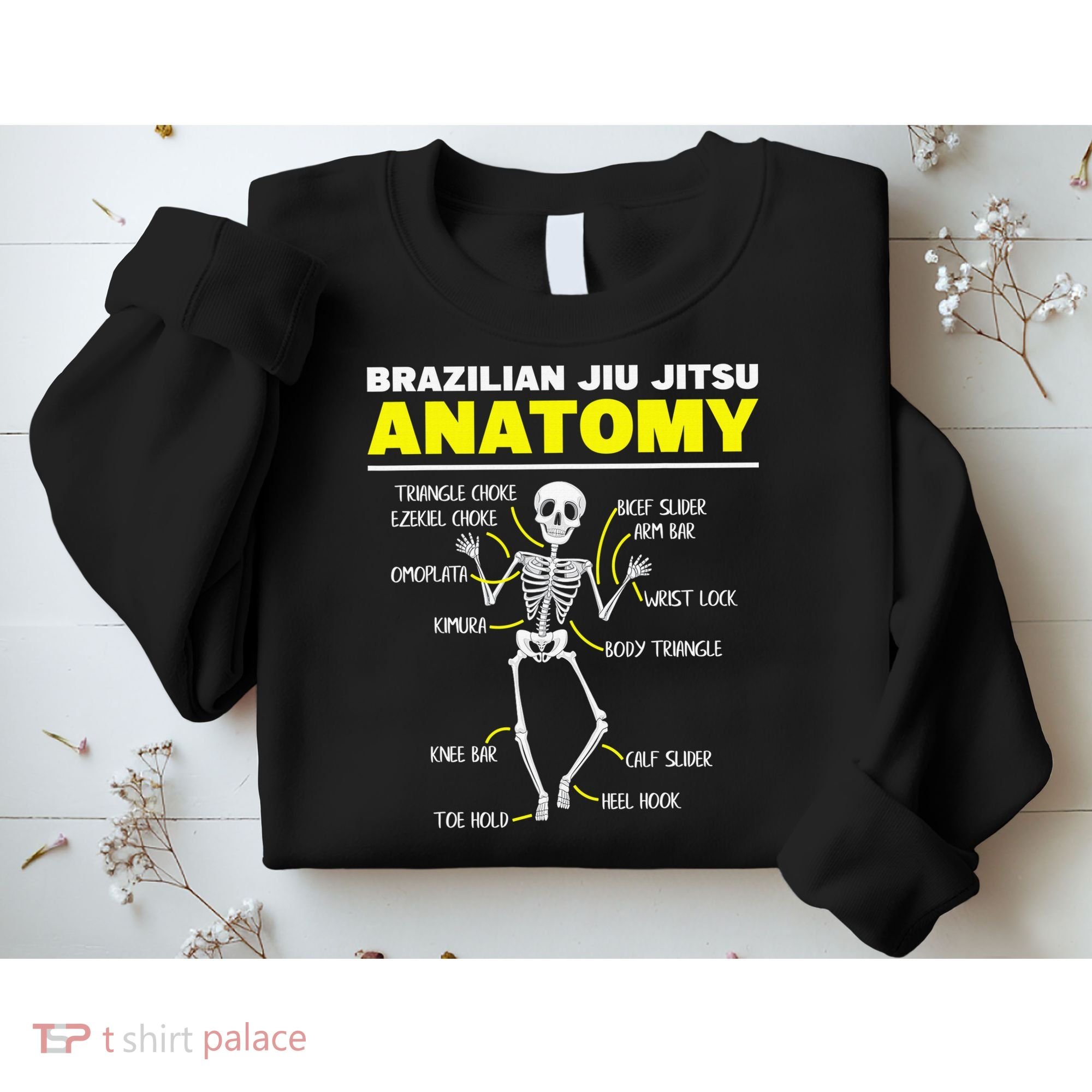 Jiu Jitsu Anatomy FunnyTraining Martial Arts Sweatshirt