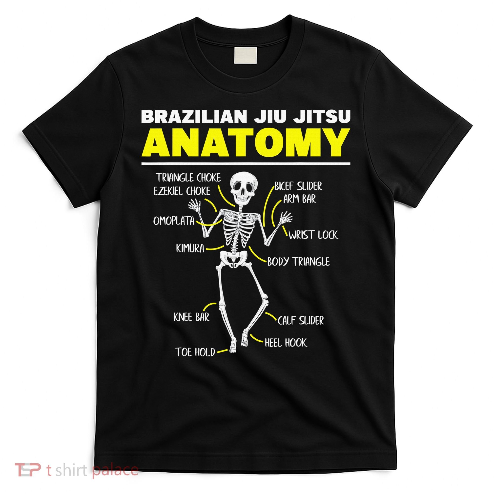 Jiu Jitsu Anatomy FunnyTraining Martial Arts T-Shirt