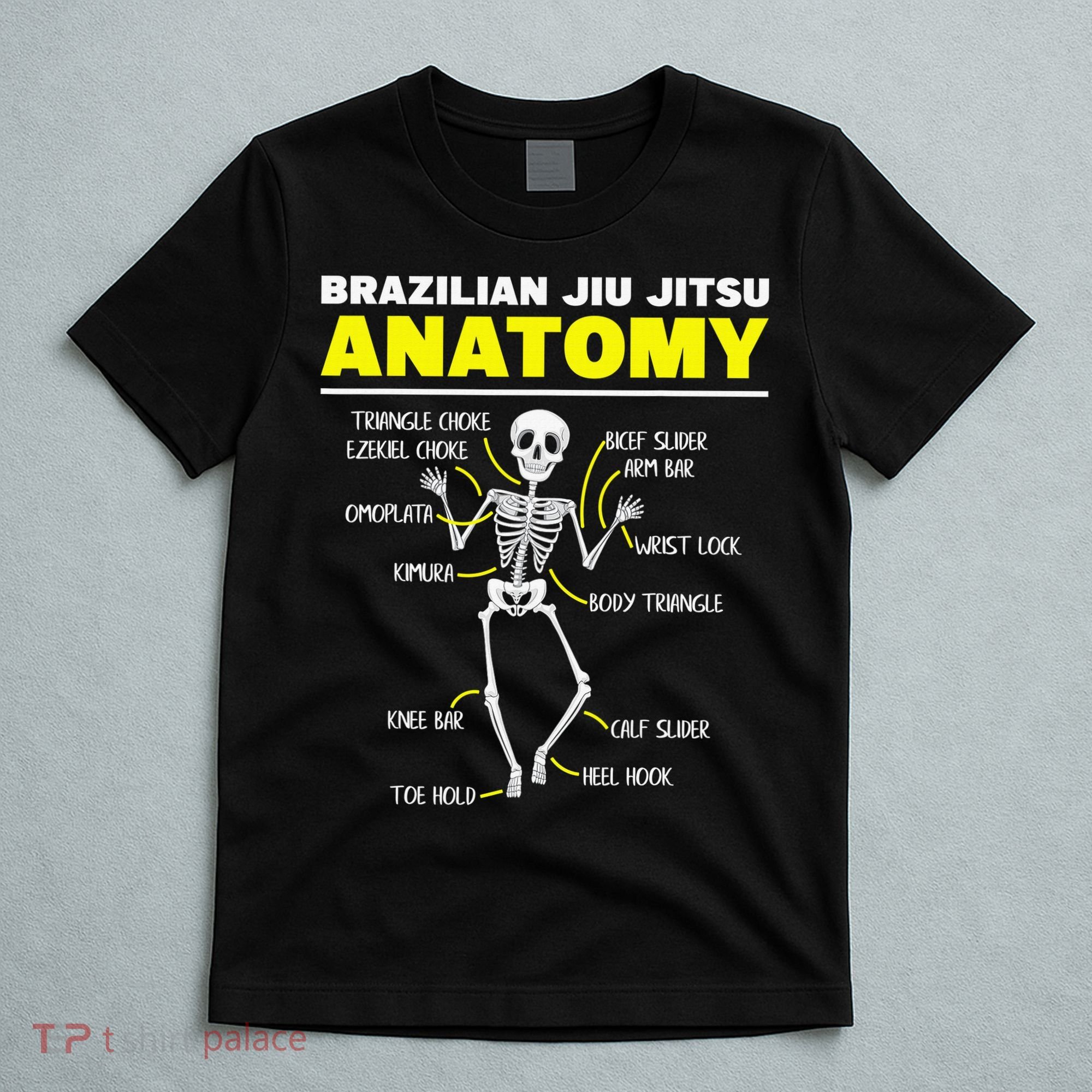 Jiu Jitsu Anatomy FunnyTraining Martial Arts T-Shirt