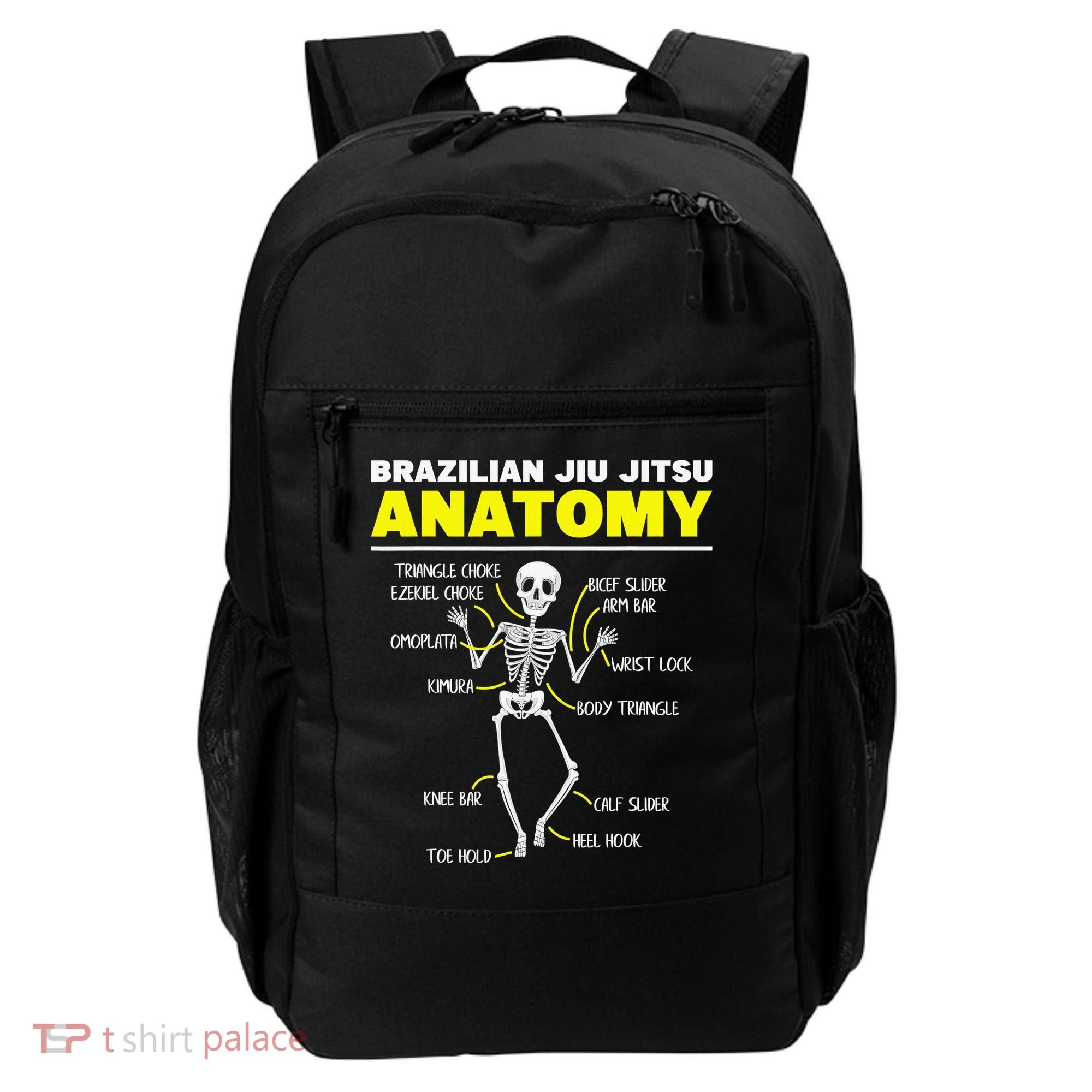 Jiu Jitsu Anatomy FunnyTraining Martial Arts Backpack