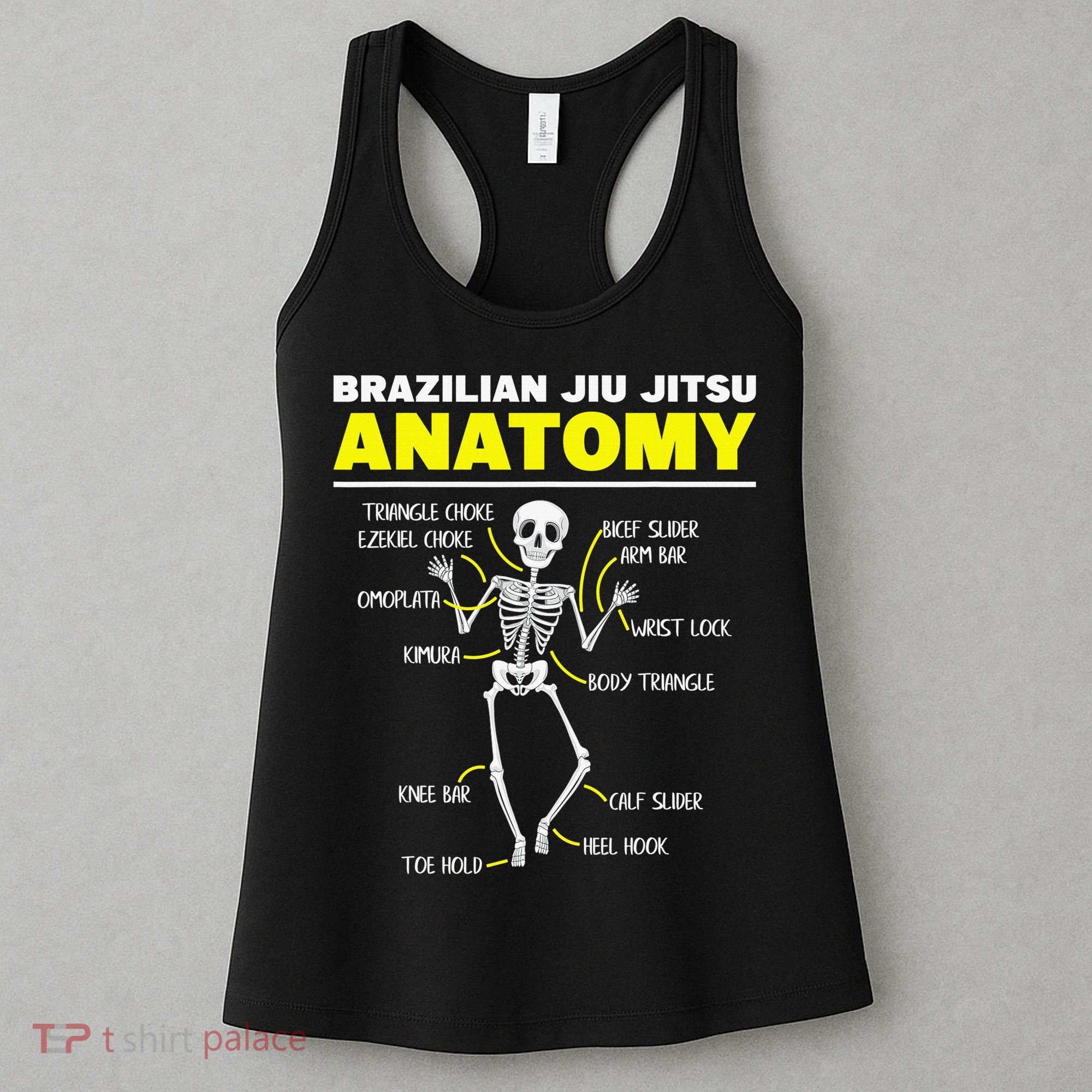 Jiu Jitsu Anatomy FunnyTraining Martial Arts Women's Tank Top