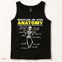 Jiu Jitsu Anatomy FunnyTraining Martial Arts Tank Top thumb 2