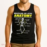 Jiu Jitsu Anatomy FunnyTraining Martial Arts Tank Top thumb 3