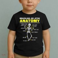 Jiu Jitsu Anatomy FunnyTraining Martial Arts Toddler T-Shirt thumb 2