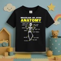 Jiu Jitsu Anatomy FunnyTraining Martial Arts Toddler T-Shirt thumb 3