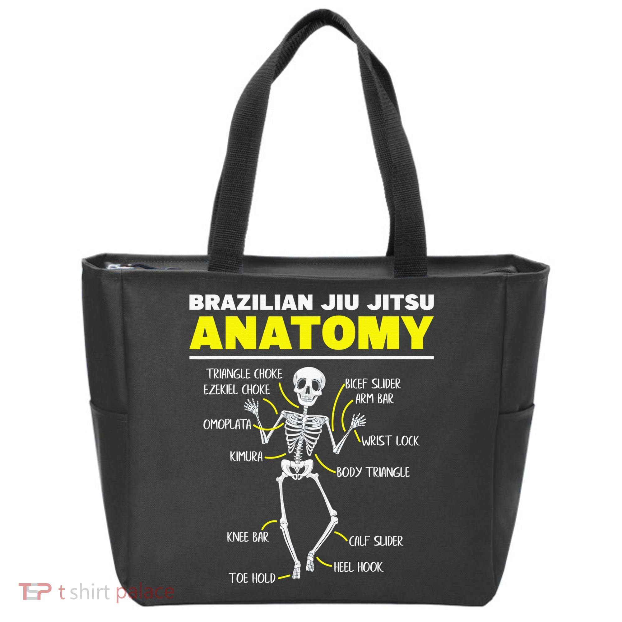 Jiu Jitsu Anatomy FunnyTraining Martial Arts Tote Bag