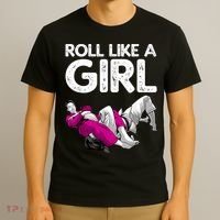 Jiu Jitsu Art For Women Girl Brazilian Jiu Jitsu T-Shirt thumb 3