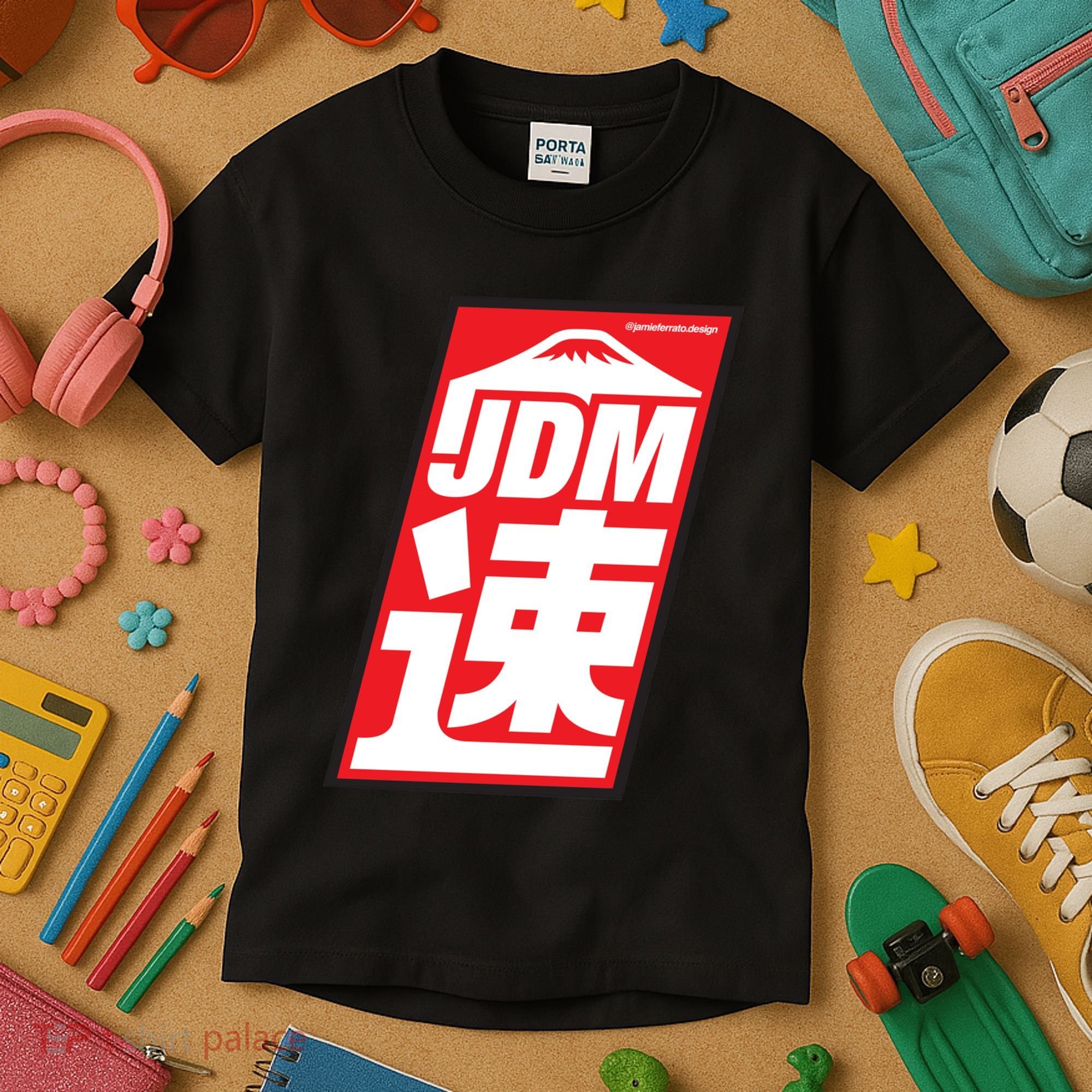 Jdm Japanese Automotive Kids T-Shirt