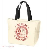 Jiu Jitsu And Pizza Funny Jujitsu BJJ and Mixed Martial Arts Tote Bag thumb 3