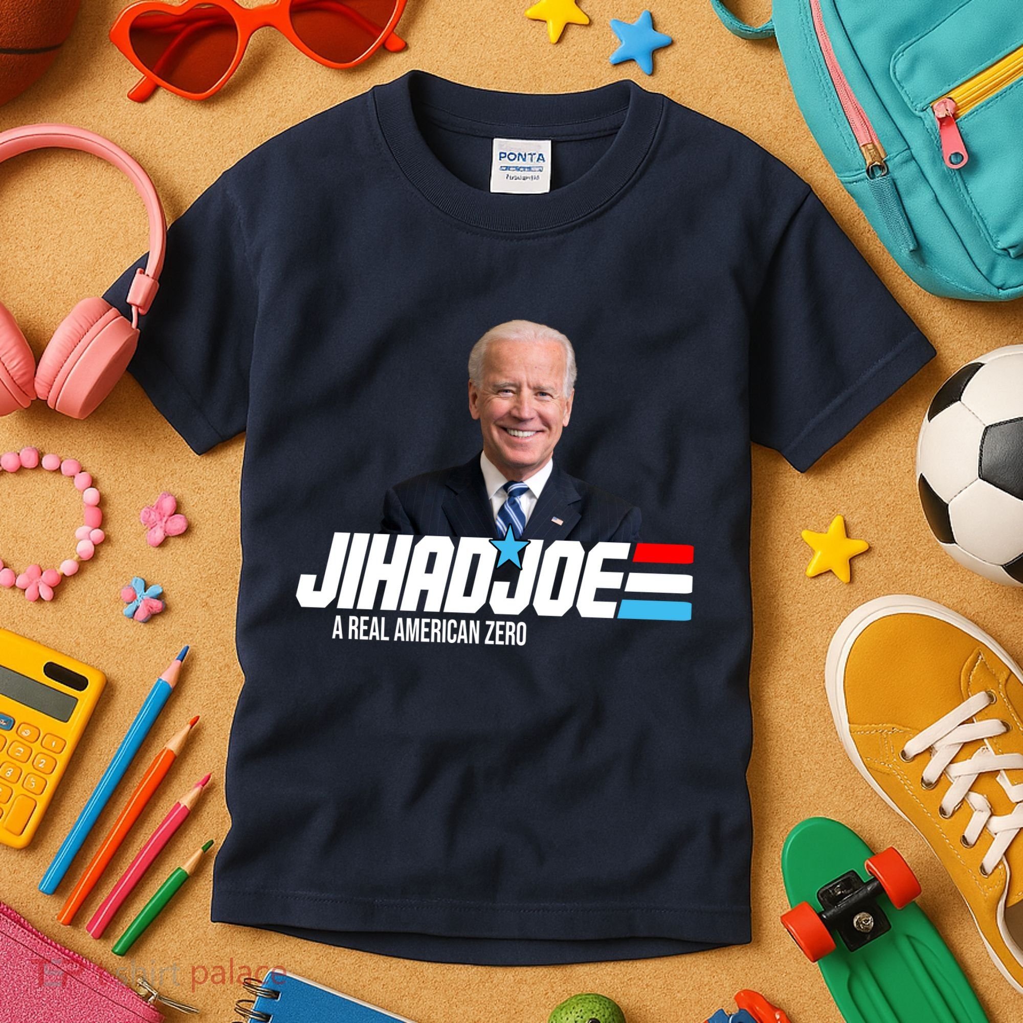 Jhad Joe A Real American Hero Kids T-Shirt