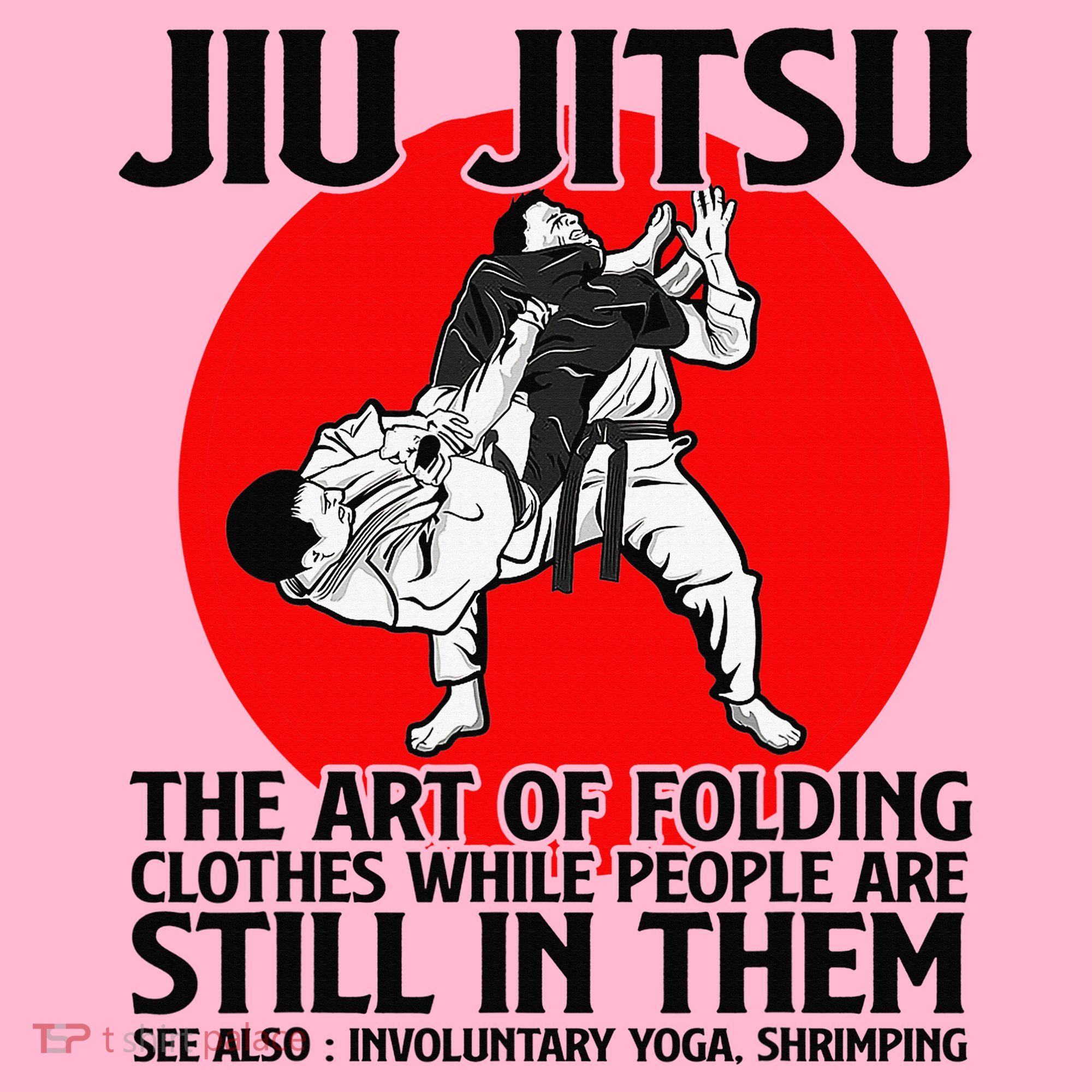 Jiu Jitsu Art of folding clothes while people still in them Coaster