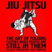 Jiu Jitsu Art of folding clothes while people still in them Santa Hat thumb 1