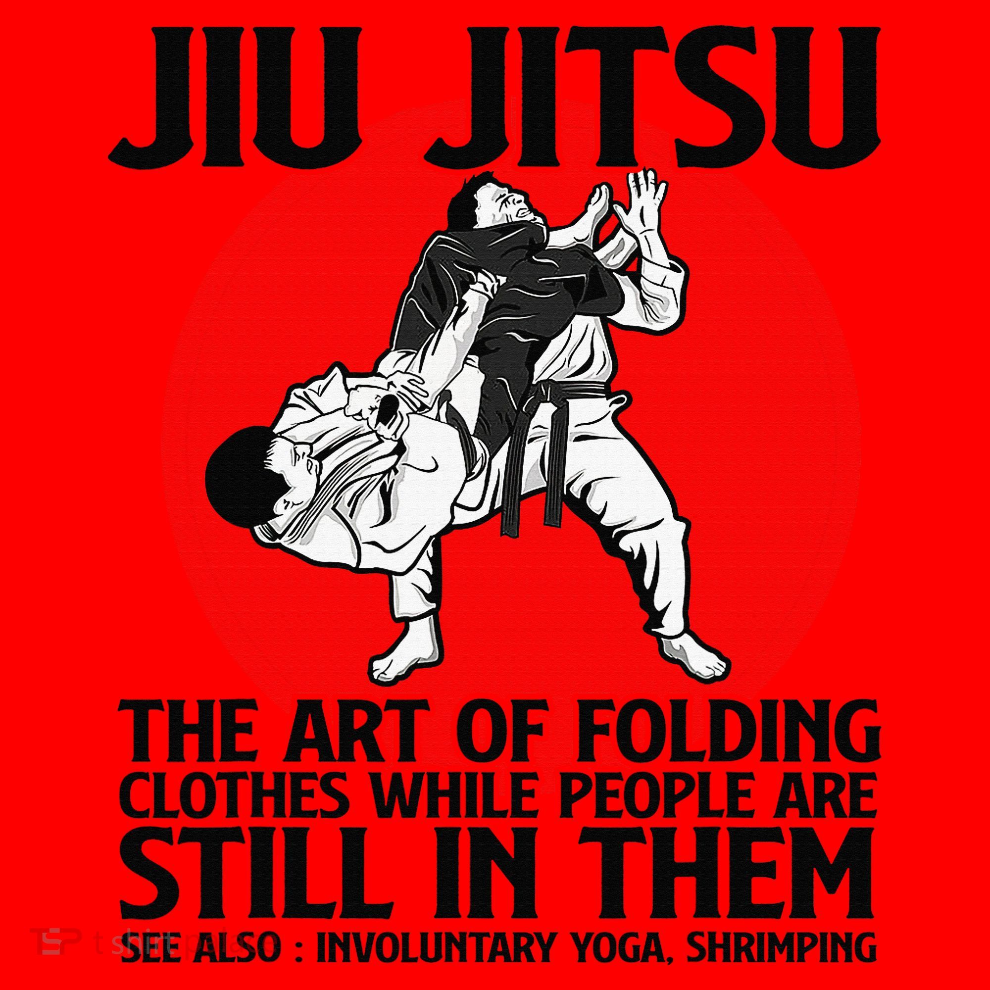 Jiu Jitsu Art of folding clothes while people still in them Santa Hat