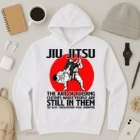 Jiu Jitsu Art of folding clothes while people still in them Hoodie thumb 3