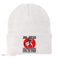 Jiu Jitsu Art of folding clothes while people still in them Beanie thumb 0