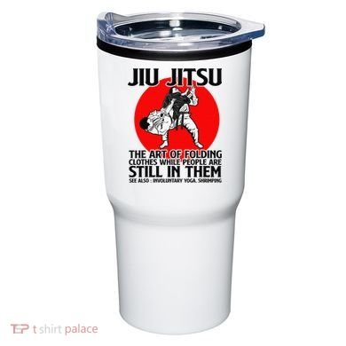 Jiu Jitsu Art of folding clothes while people still in them Tumbler