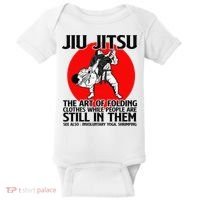 Jiu Jitsu Art of folding clothes while people still in them Baby Bodysuit thumb 0
