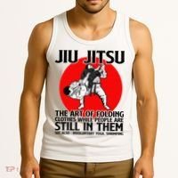 Jiu Jitsu Art of folding clothes while people still in them Tank Top thumb 3