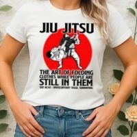 Jiu Jitsu Art of folding clothes while people still in them Women's T-Shirt thumb 2