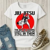 Jiu Jitsu Art of folding clothes while people still in them Women's T-Shirt thumb 3