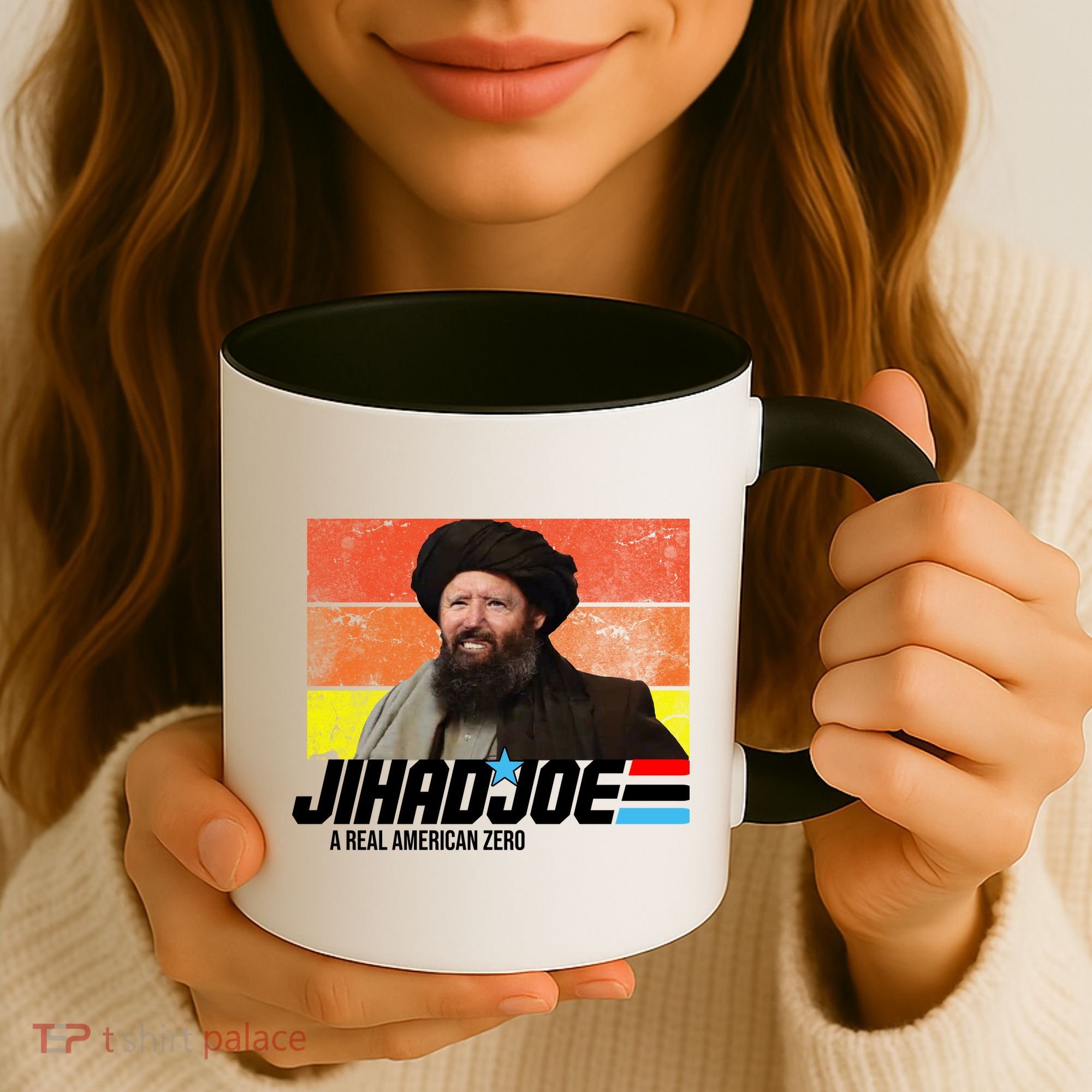 Jhad Joe A Real American Zero Anti Biden Funny Coffee Mug