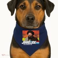 Jhad Joe A Real American Zero Anti Biden Funny USA-Made Doggie Bandana thumb 1
