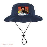 Jhad Joe A Real American Zero Anti Biden Funny Bucket Hat thumb 0