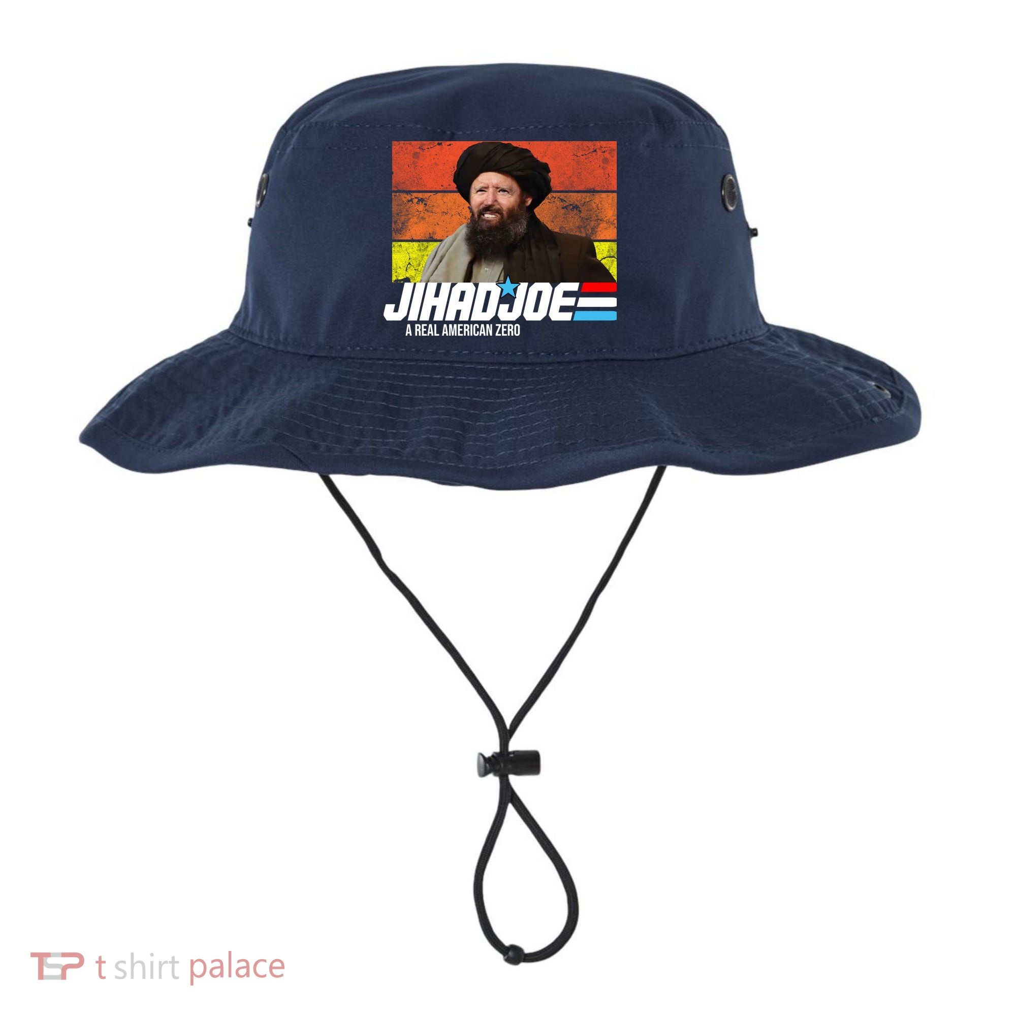 Jhad Joe A Real American Zero Anti Biden Funny Bucket Hat